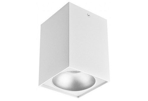 GU10 Spot Light Square White-Silver