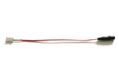 Avide LED Szalag 12-24V DC anya csatlakozó, forr.mentes, fehér, 10mm/150mm (10 db-os csom.)