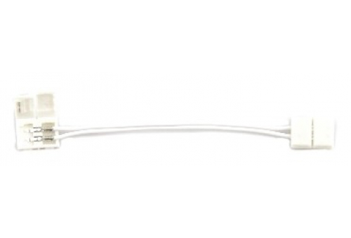 Avide LED Szalag 12-24V toldó, forr.mentes, fehér-2eres, 10mm/150mm (10 db-os csom.)