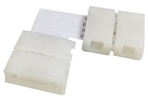 Avide LED Szalag 12-24V L sarok elem, forr.mentes, RGB-4 eres, 10mm (10 db-os csom.)