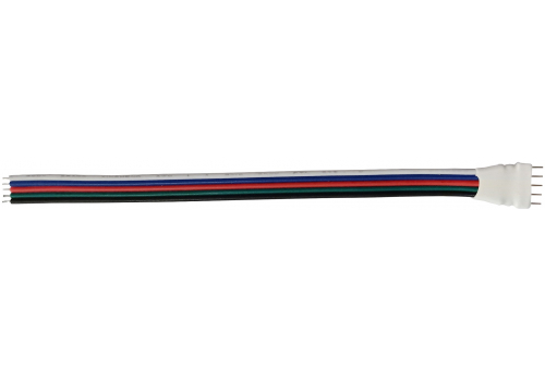 LED Strip 12V RGB+W 5PIN Connector Male Cable