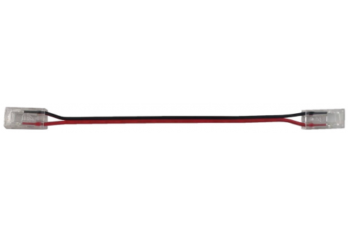 Avide C-LED Szalag 12-24V csatlakozó, forr.mentes, fehér-2eres, 8mm/150mm (10 db-os csom.)