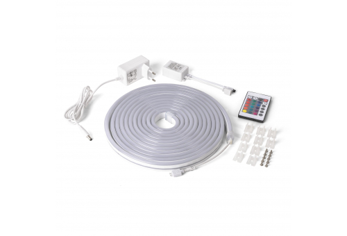 LED Neon Strip RGB 12V with Remote 5m