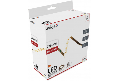 LED Strip Bed Sensor Light 12V 1.2m 3W 3000K Single