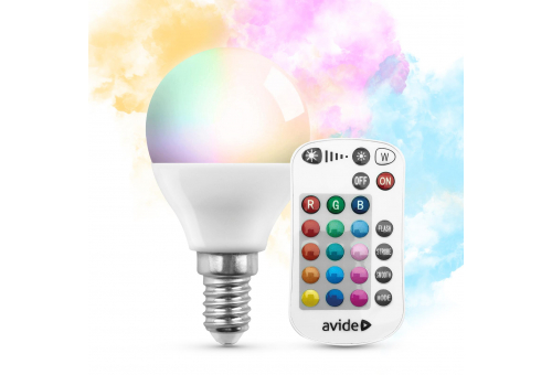 Smart LED Mini Globe 4.9W RGB+W with IR remote