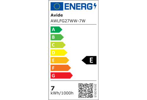 LED White Filament Globe 7W E27 WW